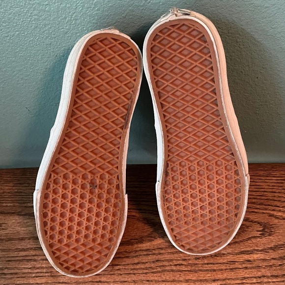 Vans Authentic Lace Ups   Unusual Metallic Lurex Finish   Men's 7.5  Ladies 9 - Picture 7 of 8